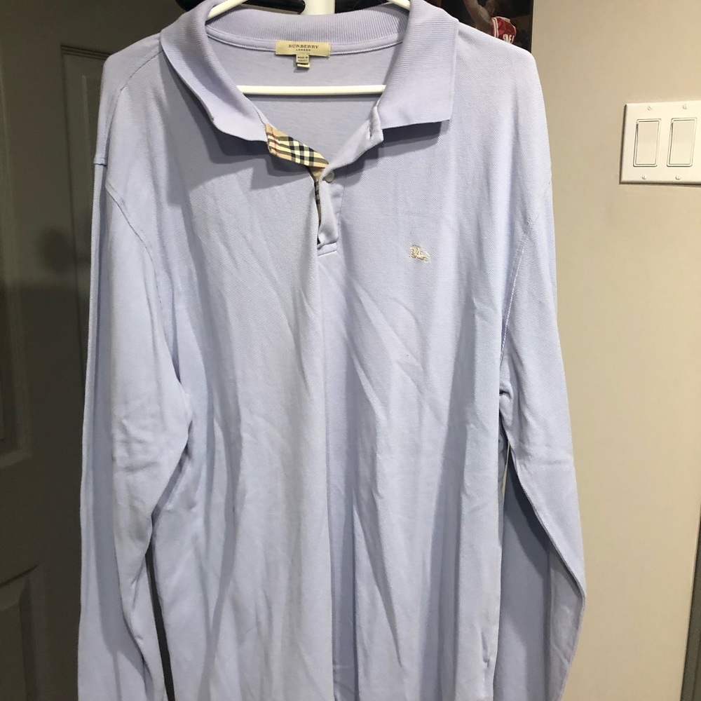 SOLD - Men’s Burberry Polo Long Sleeve - SOLD